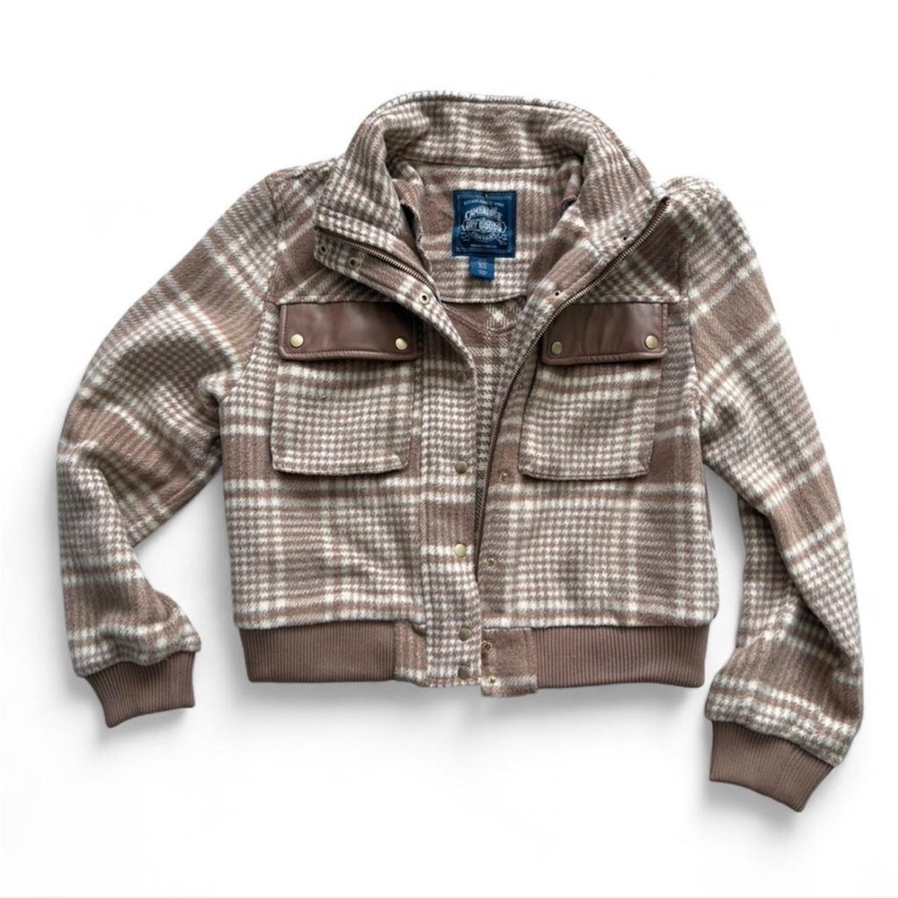 Cambridge Dry Goods Brown Plaid Jacket